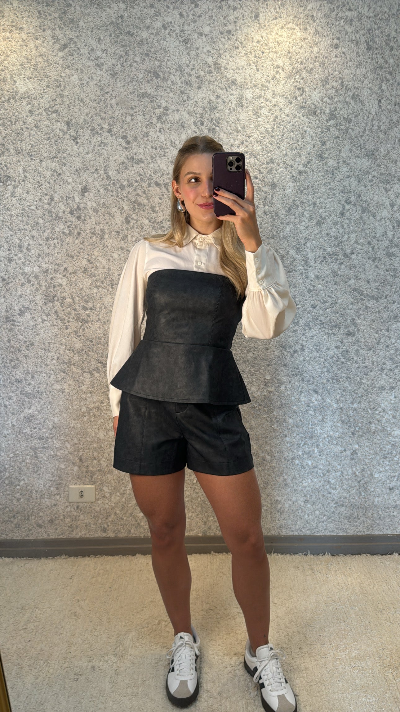 Shorts Couro Chade