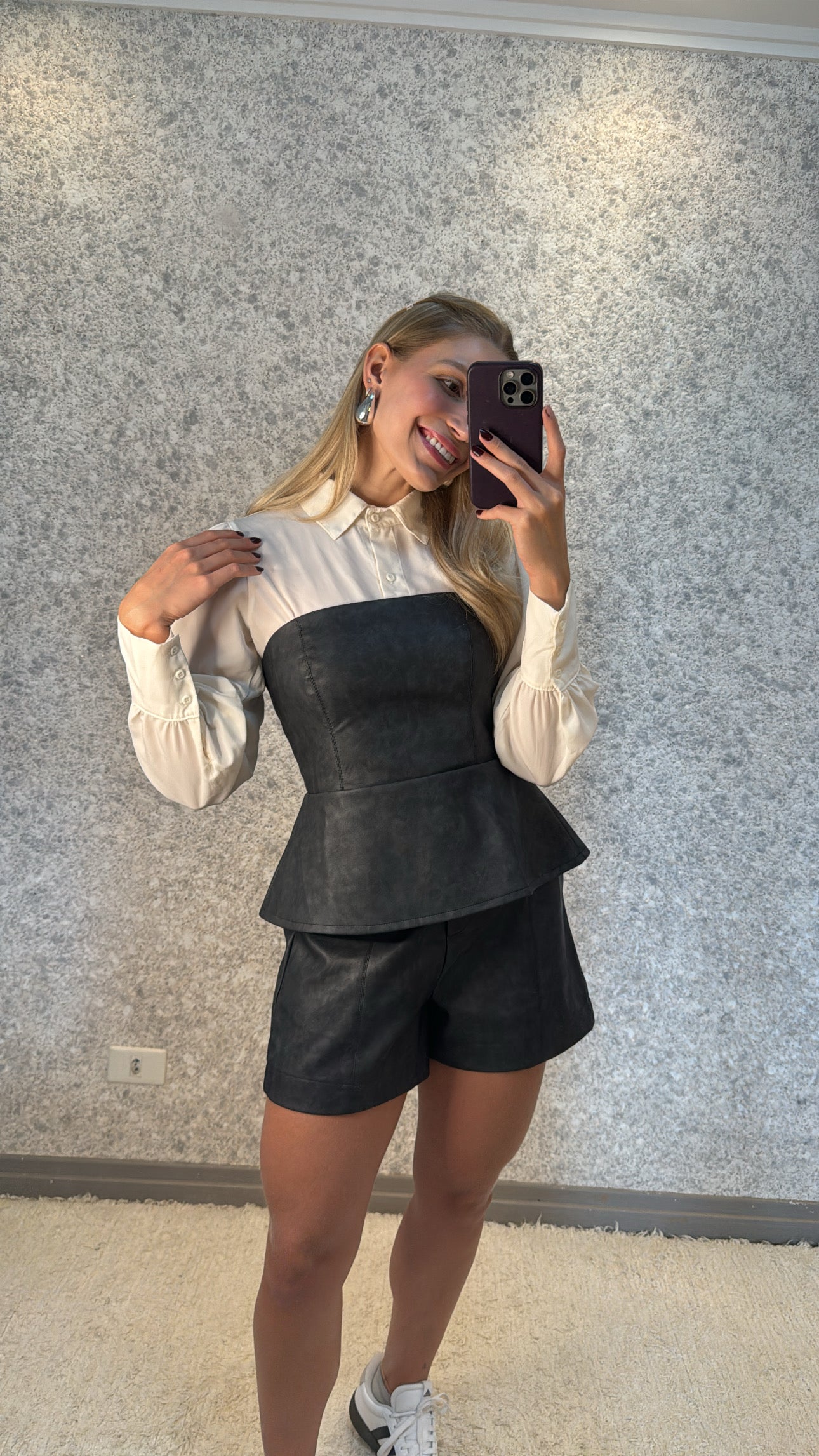Shorts Couro Chade