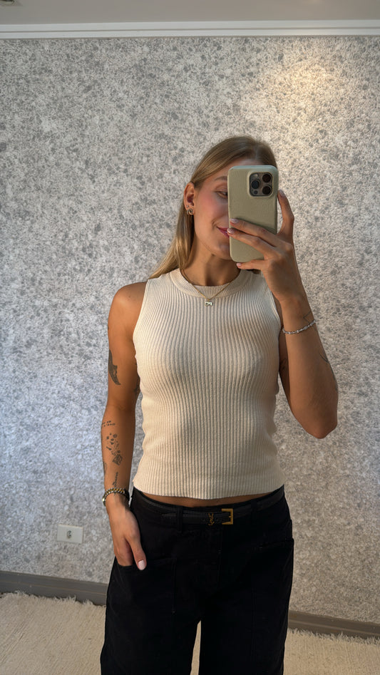 Regata Tricot Canelada